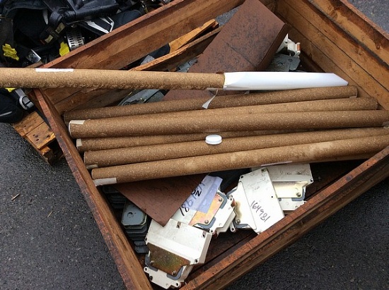 CRATE OF NIPPON SHARYO PARTS