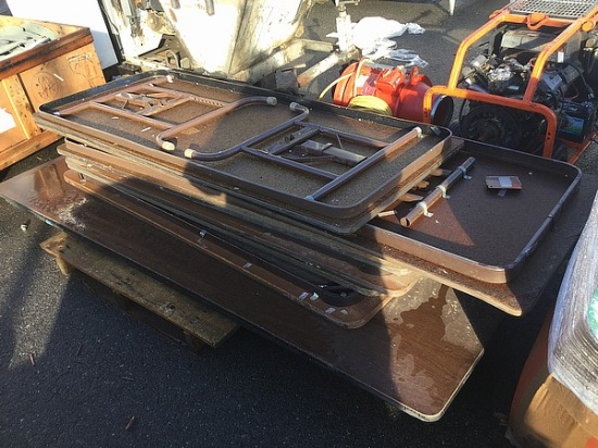 Pallet of various tables