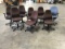 Eight assorted office chairs