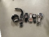 Six assorted watches