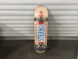 Stereo beige skateboard