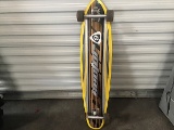Sector nine brown/yellow striped longboard