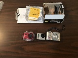 Digital camera w/case, GoPro camera, camera