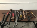High voltage cable cutters, axes, hammers