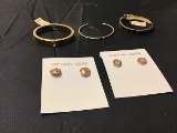 Bracelets, earrings