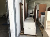 Five pallets of misc metal cubicle desk parts