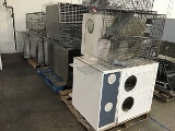 Three pallets of animal cages
