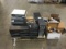 Pallet of hp compaq with cables, chargers with keyboards Panasonic touchbooks, hp tower