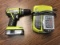 Ryobi 18v drill with charger