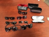 Rayban sunglasses with Maui Jim glasses, coach glasses Foster grant glasses,