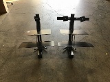 Two computer stands
