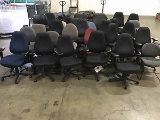 Thirty assorted office chairs