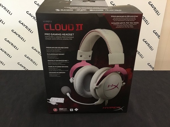 New in box hyperx cloud II pro gaming headset