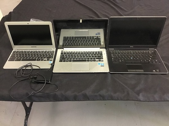 Samsung and asus laptops with plugs, Dell laptop no plug