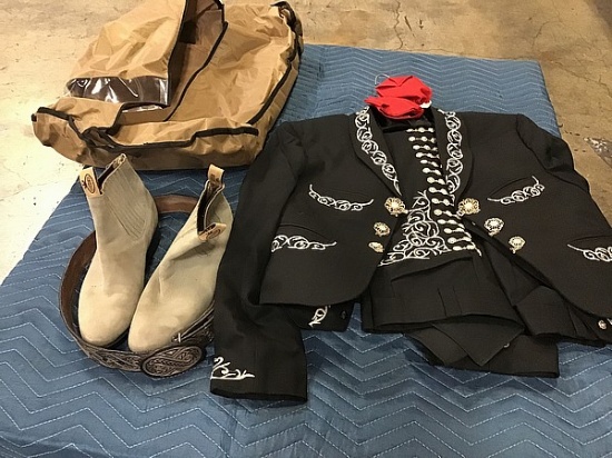 Mariachi suit , belt , boots