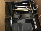 Box of cellphones, possibly locked, some scratches and damage