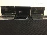 3 laptops HP, ACER PD Seized Hard drive possibly remove, some damage, no chargers, possibly locked