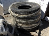 PALLET OF 3 COMMERCIAL TRUCK TIRES 12.00R20