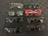 sunglasses and reading glasses With cases, Some scratches and damage