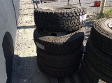 3 COOPER DISCOVERER HT3 TIRES, 1 BFGOODRICH ALL-TERRAIN TIRE 245/75r16, 33x12.50R16.5