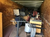 TRAILER OF CHAIRS, OFFICE FURNITURE (TRAILER NOT INCLUDED)
