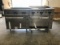 Industrial Vulcan double convention oven with flat top stove top