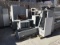 Fourteen pallets of assorted metal cabinets,hutches office panels