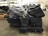 Two pallets of Ford explorer seats 2018 Six door panels Ford explore 2018