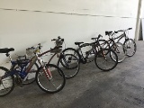 Five bikes