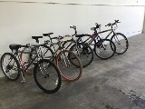 Five bikes