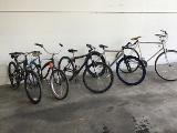 Five bikes