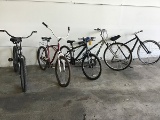 Five bikes