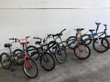 Six bikes