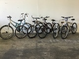 Six bikes