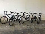 Five bikes