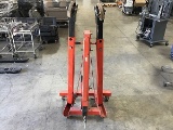 Two ton orange engine hoist