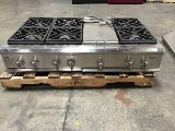 Monogram Grill top with thermador air extraction hood