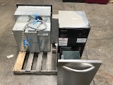 Trash compactor, microwave oven, food warmer