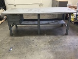 Metal desk 2’10x8’ two drawer
