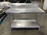 Edlund stainless steel prep table