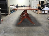 Three piece conference table