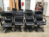 Twelve assorted office chairs