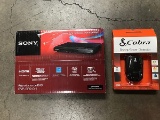 Cobra radar detector with Sony DVD player