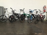 Five bikes