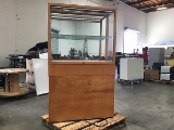 Glass display case (no keys)