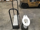 American standard toilet with adjustable step