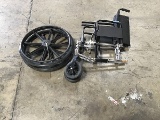 Black wheelchair (parts)