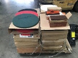 Twenty boxes of assorted size scrubbing pads