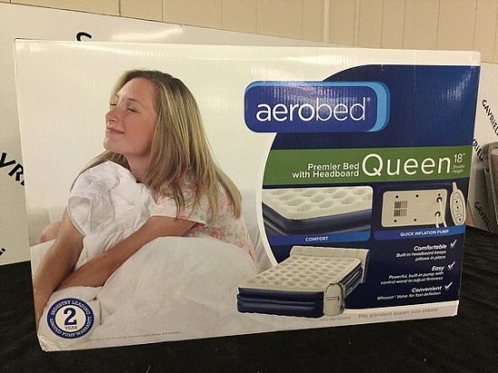 Aerobed Queen  premier bed with headboard