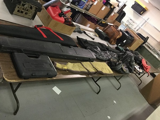 Rifle cases, backpacks